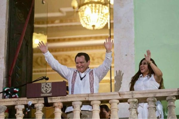 Joaquín “Huacho” Díaz toma protesta como gobernador de Yucatán; promete ‘Renacimiento Maya’