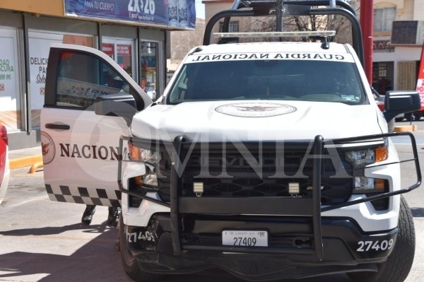 Causa embotellamiento choque entre Guardia Nacional y un automovilista