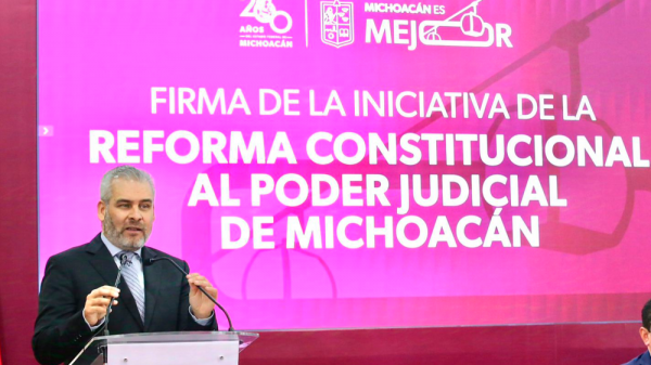 Michoacán, primer estado en presentar iniciativa de reforma al Poder Judicial local