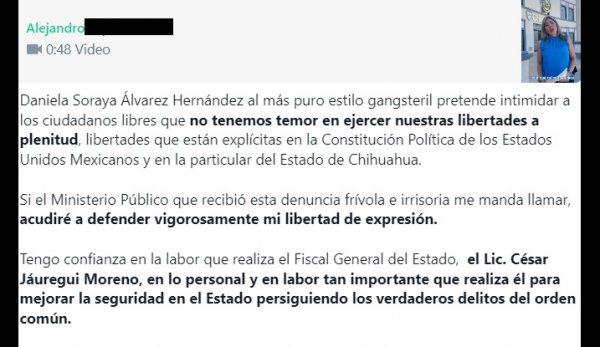 Aludido a denuncia de violencia política de Daniela Álvarez, dice que es porque no toleran que representa a Cristina Jiménez por el CDEPAN