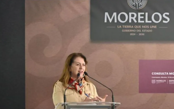 Margarita González, gobernadora de Morelos, llama a despenalizar el aborto en la entidad