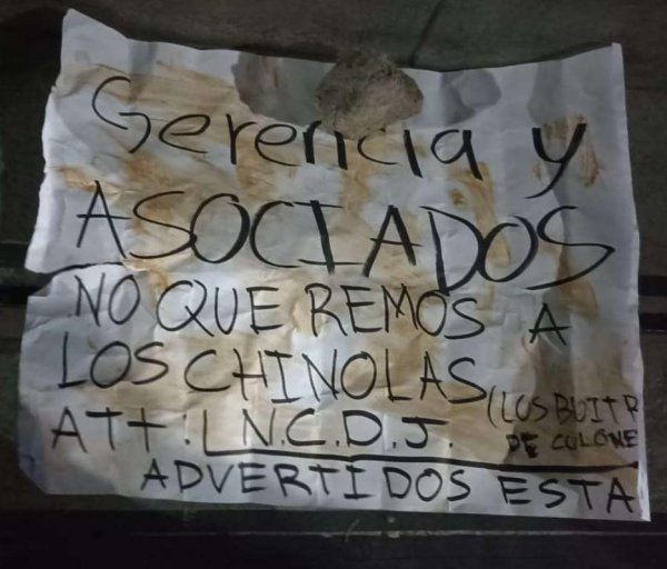 Aseguran narcomensaje en bar del periférico De la Juventud