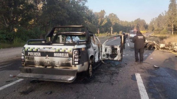 Normalista resulta lesionado en persecución policiaca en Morelia