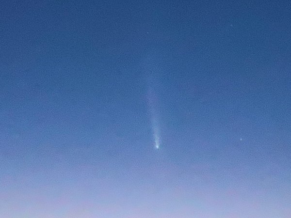 Imagen del día: Captan cometa en el Cielo de Chihuahua