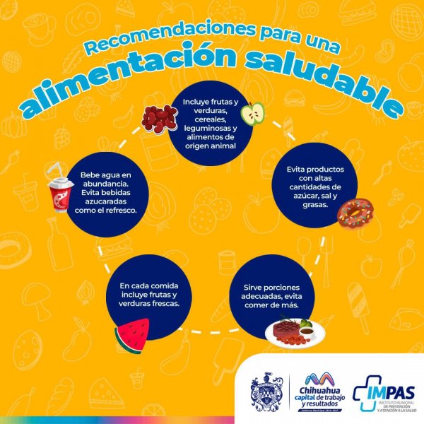 Emite IMPAS recomendaciones para llevar una alimentación saludable