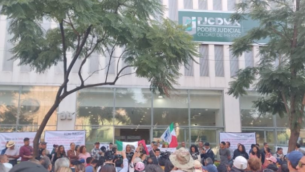 Trabajadores del Poder Judicial de la Ciudad de México comienzan un paro de labores