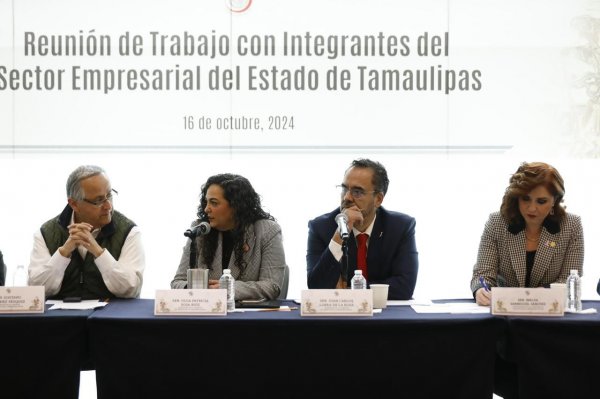 Integrantes de la Comisión de Asuntos Fronterizos sostienen reunión con empresarios de Tamaulipas