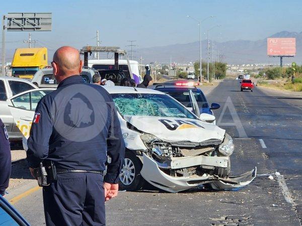 Percance vial arroja un adulto mayor lesionado de gravedad y cuantiosos daños materiales