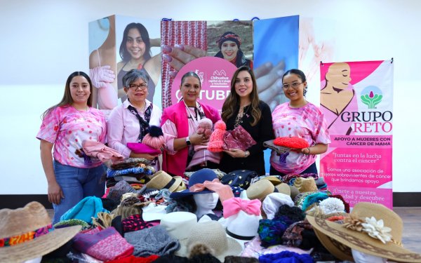 Entrega Municipio 158 artículos a Grupo Reto en apoyo a mujeres con cáncer de mama