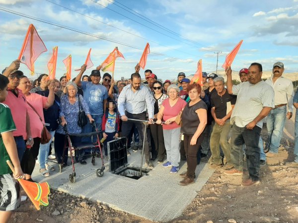 Concluye JMAS Chihuahua obra de agua potable en beneficio de 224 habitantes de la colonia Tres Castillos