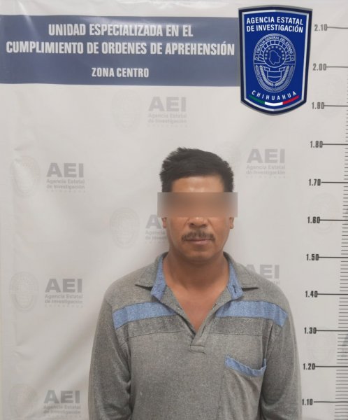 Lo detiene AEI por ejercer violencia familiar contra mujer en Chihuahua