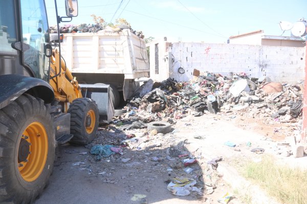 Limpia Gobierno Municipal vivienda de acumulador al norte de la ciudad