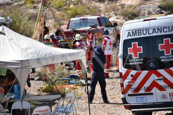 Mujer cae más de 60 metros en tiro de mina; realizaba rapel