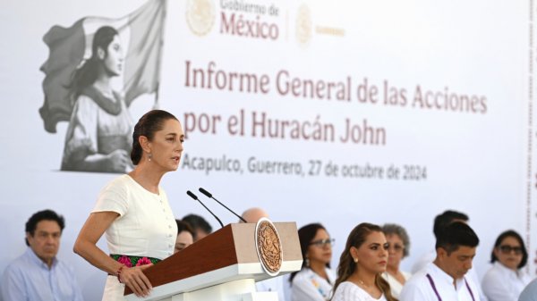 Claudia Sheinbaum da por terminada fase de emergencia en Guerrero y Oaxaca tras John