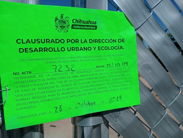 Sancionan y vuelven a clausurar obra de construcción de un edificio de departamentos