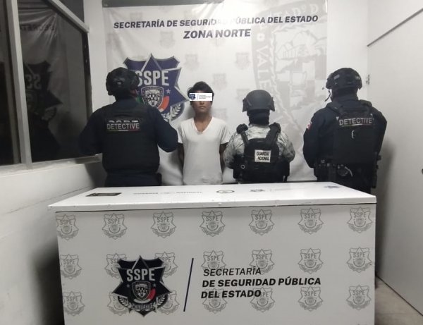 Arresta SSPE a sujeto con droga en Ciudad Juárez