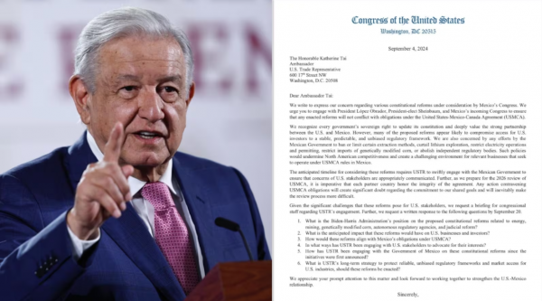 Reforma judicial pone ‘nerviosos’ a congresistas de EU: ¿Quiénes piden revisar los planes de AMLO?