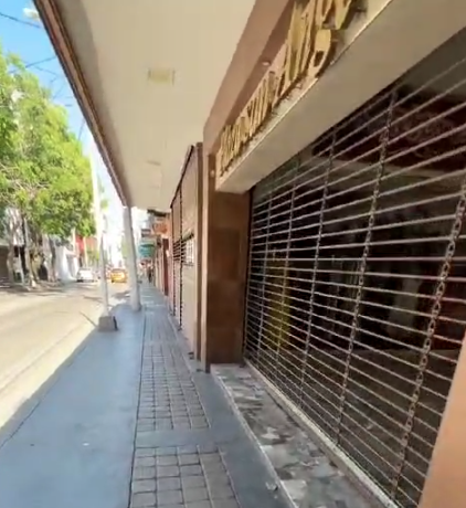 Calles desiertas y comercios cerrados, panorama tras enfrentamientos en Culiacán