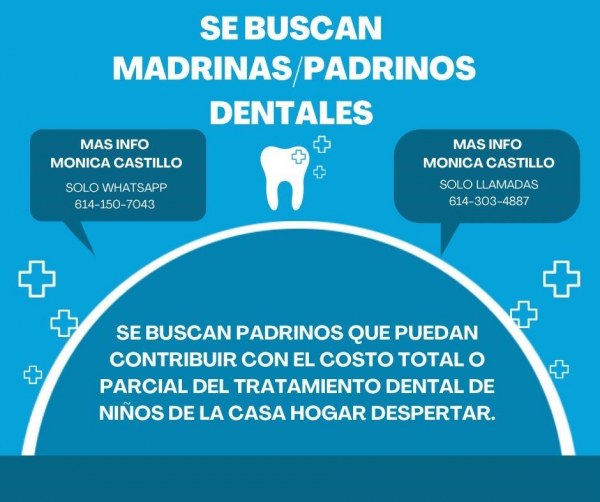 Buscan padrinos y madrinas dentales para la Casa Hogar “Despertar”