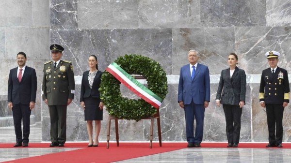 Claudia Sheinbaum encabeza, junto con AMLO, conmemoración de la gesta de los Niños Héroes