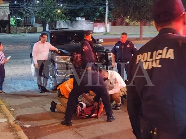 Atropellan a mujer en la colonia Fovisste; queda con lesiones de consideración