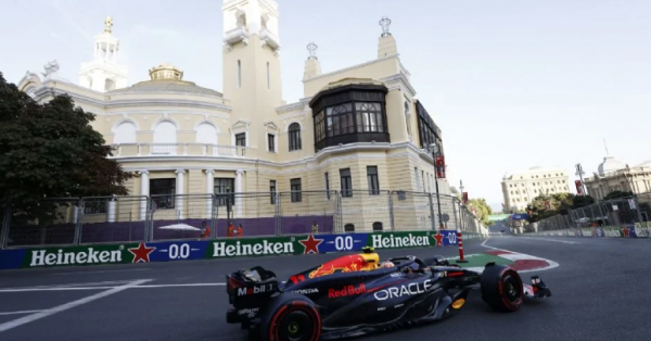 Checo Pérez saldrá en cuarta posición en el Gran Premio de Azerbaiyán