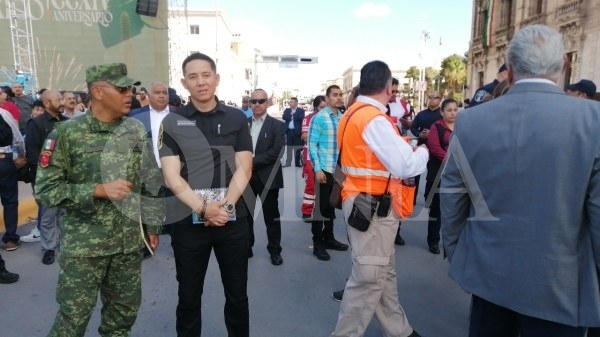 Revisan autoridades de seguridad Plaza del Ángel previo al Grito de Independencia