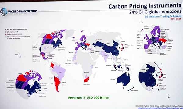 Las emanaciones de carbono tienen un papel en la economía