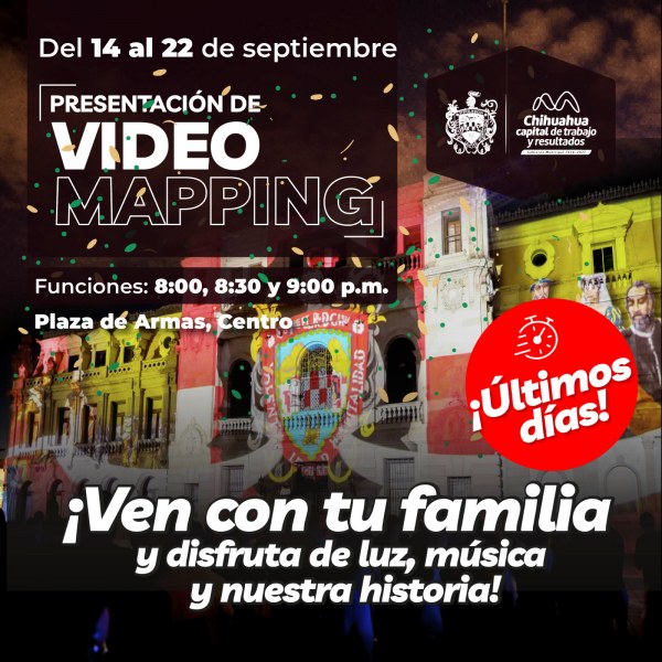 Aprovecha los últimos días de la presentación del video mapping en Plaza de Armas