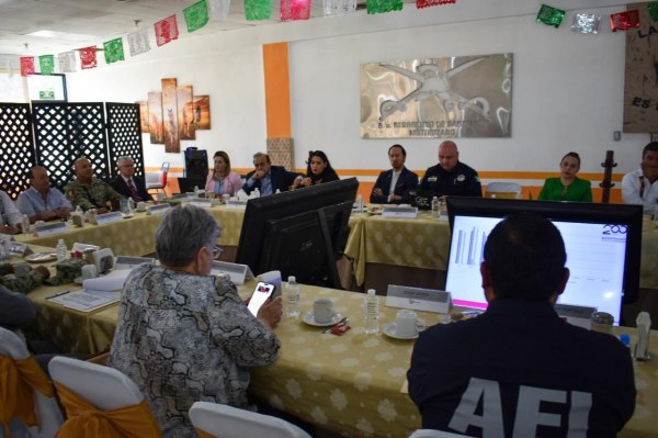 Destaca en Mesa de Seguridad trabajo de la FGE y FEM