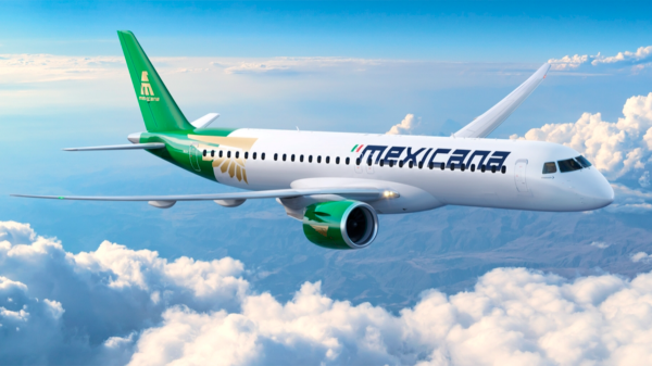 Mexicana de Aviación presumirá este viernes su nuevo Embraer