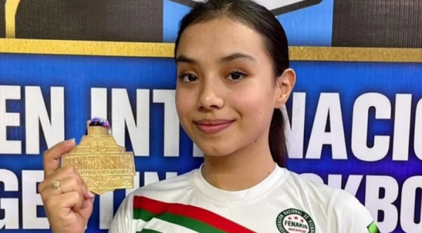 La mexicana María Fernanda Granados logra medallas de oro y plata en el Abierto de Kickboxing en Argentina