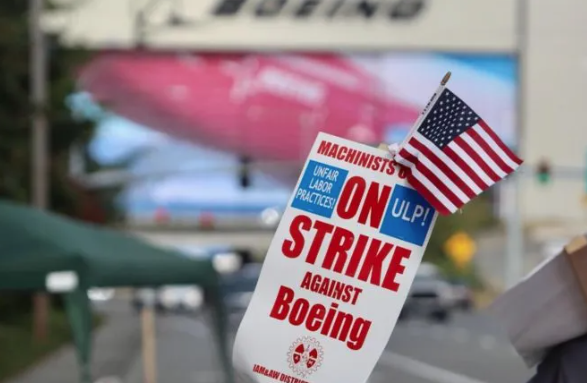 Boeing enfrenta paro técnico de miles de empleados en huelga