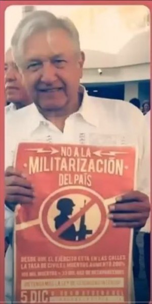 Salinas Pliego recuerda cuando AMLO pedía el alto a la militarización del país