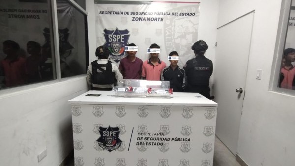 Detiene SSPE a tres sujetos con droga en Ciudad Juárez