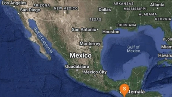 Se registra temblor de magnitud 4.1 en Ciudad Hidalgo, Chiapas