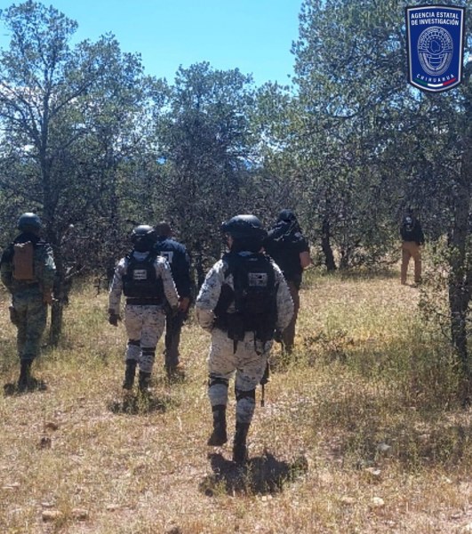 Realiza FGE en Carichí acciones de búsqueda de personas desaparecidas con apoyo de SEDENA y Guardia Nacional