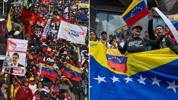 Chavismo y oposición vuelven a las calles dos meses después del triunfo de Maduro