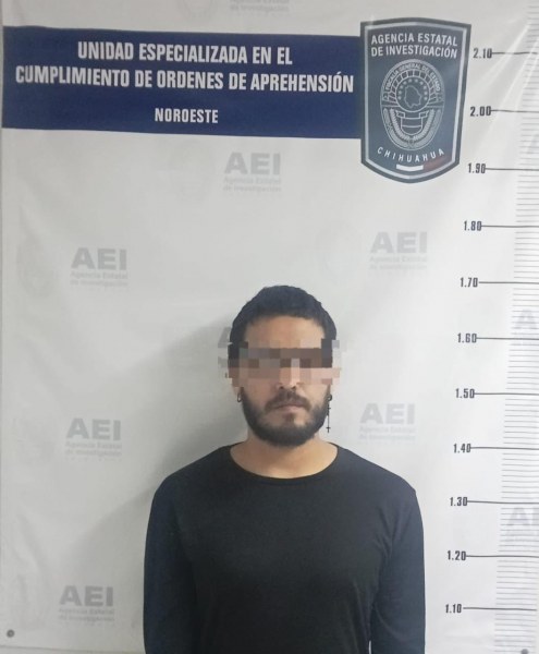 Detiene la AEI en Ciudad Juárez a acusado de delitos sexuales cometidos en agravio de una femenina en Nuevo Casas Grandes