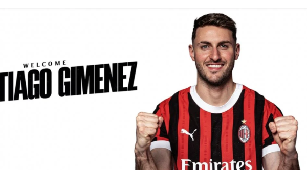 Fichaje histórico: El AC Milan hace oficial la contratación del delantero mexicano Santiago Giménez