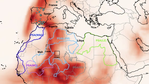 Polvo del Sahara trae ecos radiactivos de la Guerra Fría a Europa