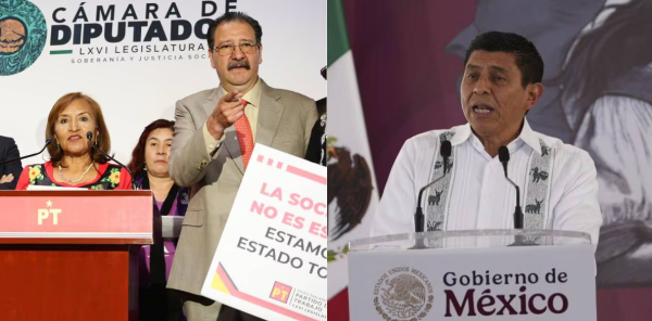 ¡Pleito entre la 4T! PT acusa a Salomón Jara de ser como el viejo PRI en Oaxaca