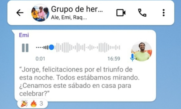 WhatsApp permitirá recibir las transcripciones de los mensajes de voz de manera automática