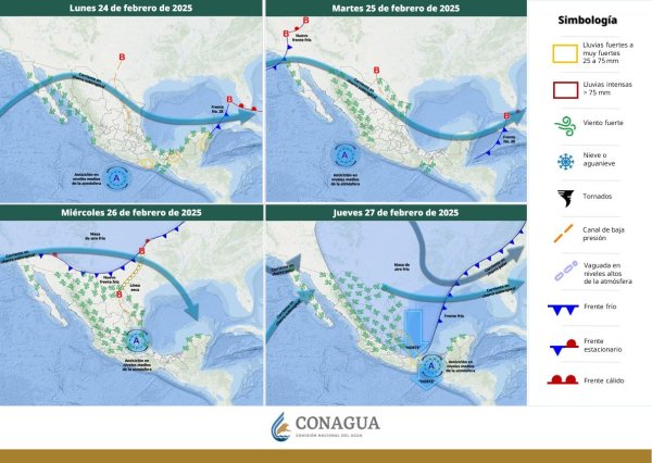 Amenaza nueva masa de aire frío a partir de la siguiente fecha; así lloverá entre lunes y jueves