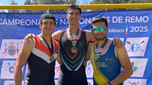 Mexicano Arturo García conquista el oro en Nacional de Remo en Máquina 2025