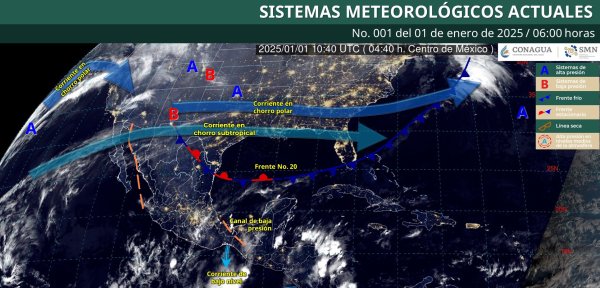 Continúa pronóstico de ambiente gélido de  -10 °C en zonas serrana de Chihuahua