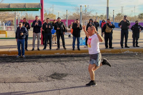 Delicias celebra el Día del Policía con misa y carrera pedestre