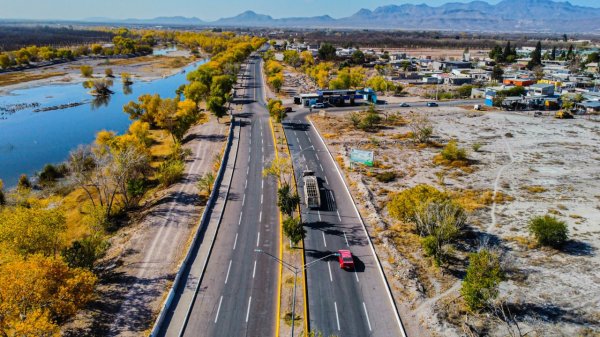 Al 95% los trabajos de pintura de Vialidades en la cabecera de Meoqui