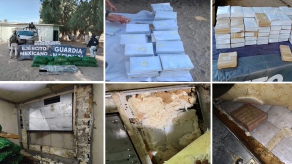 Incautan droga valuada en casi un 1 millón de dólares en el estado mexicano de Sonora