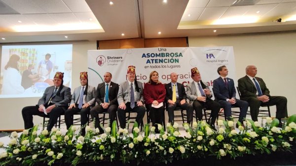 Encabeza Maru inauguración de Clínica Shriners Children's Chihuahua